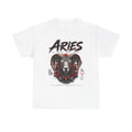 Aries Ram Zodiac T‑Shirt – Bold Astrological Graphic Tee - Strictly Positivity