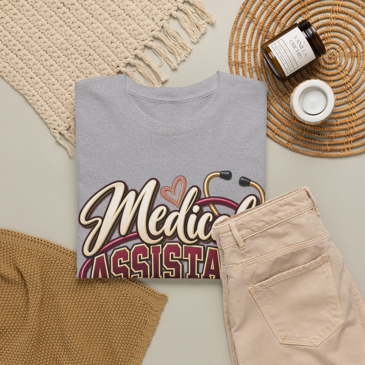 Medical Assistant T-Shirt — "Medical Assistant Making Healthcare Happen" Tee - Strictly Positivity