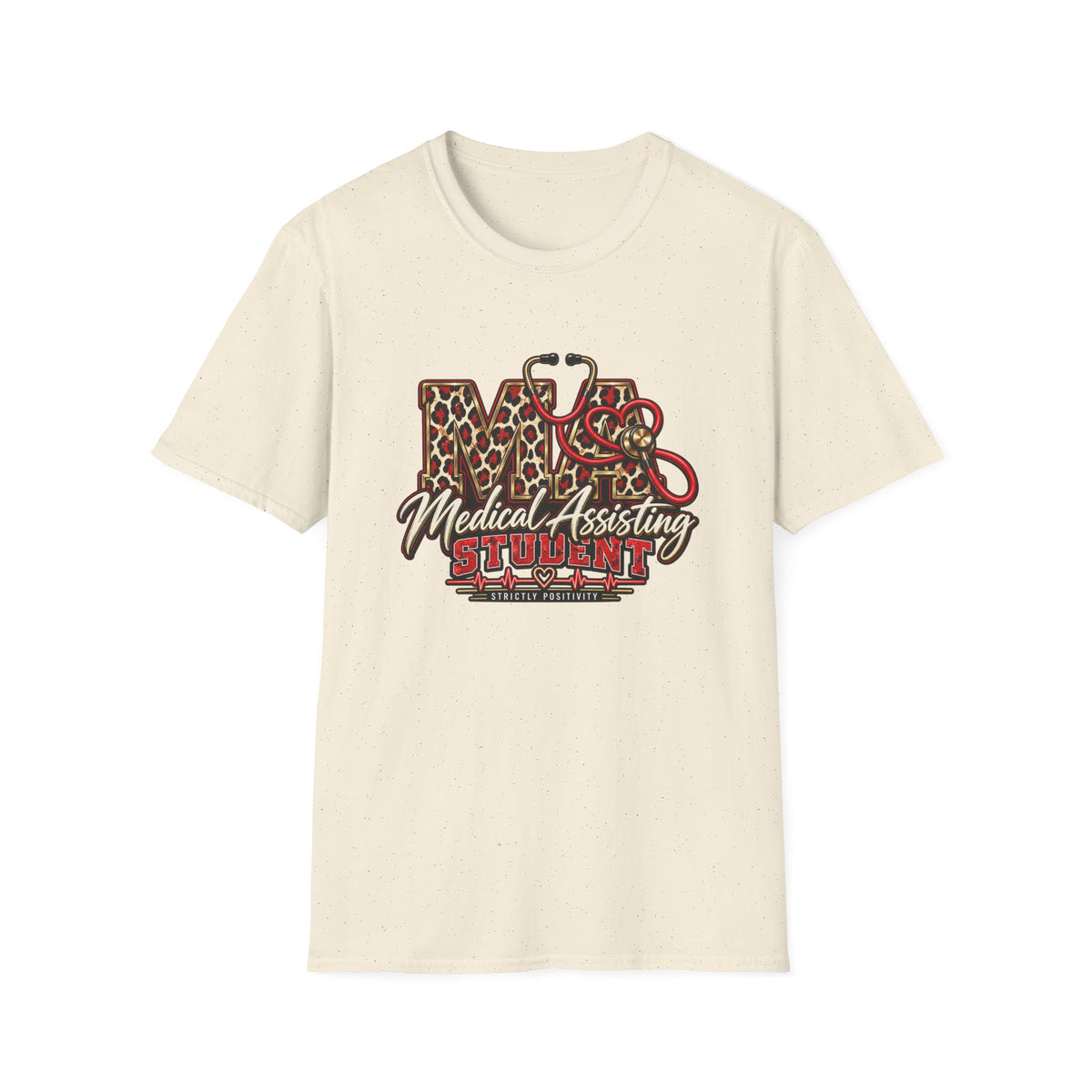Medical Assisting Student | Bold Animal Print Graphic Tee - Strictly Positivity