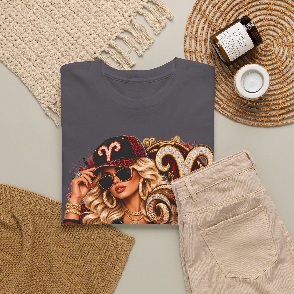 Aries Zodiac T-Shirt — Bold Ram Astrology Tee (Aries) - Strictly Positivity