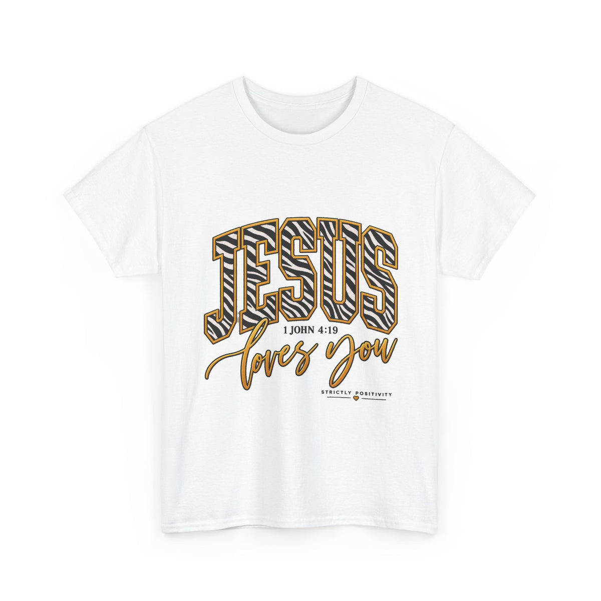Jesus Over You Christian Faith T-Shirt - Strictly Positivity