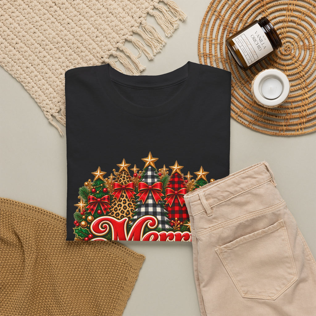 Merry and Bright Christmas T-Shirt - Strictly Positivity