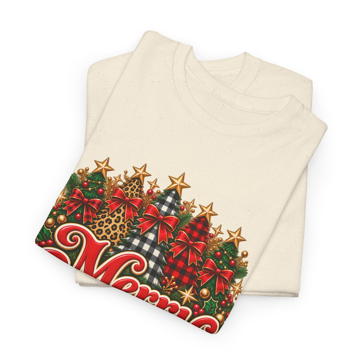 Merry and Bright Christmas T-Shirt - Strictly Positivity