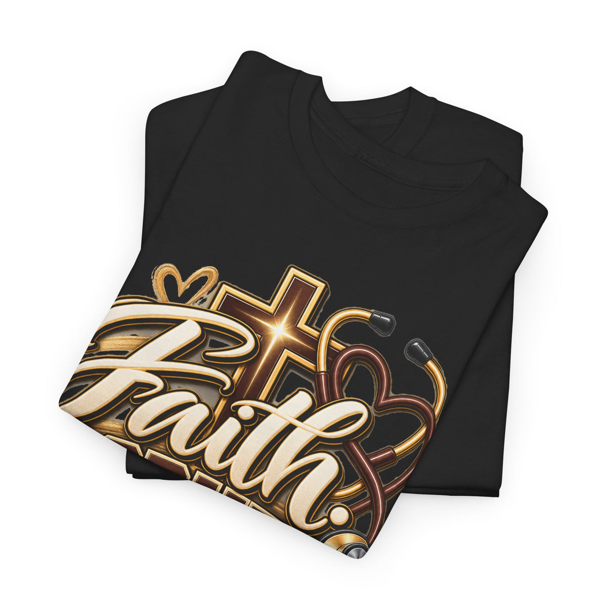 Faith Scrubs Purpose T-Shirt — Christian Nurse Medical Tee - Strictly Positivity