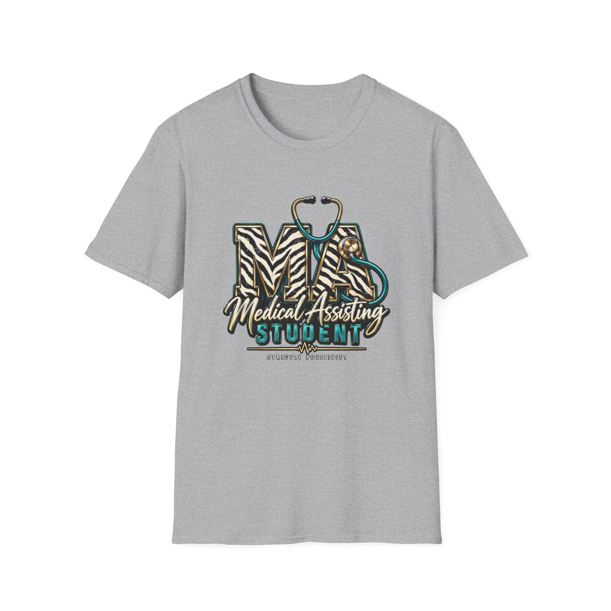 Medical Assisting Student | Bold Animal Print Graphic Tee - Strictly Positivity