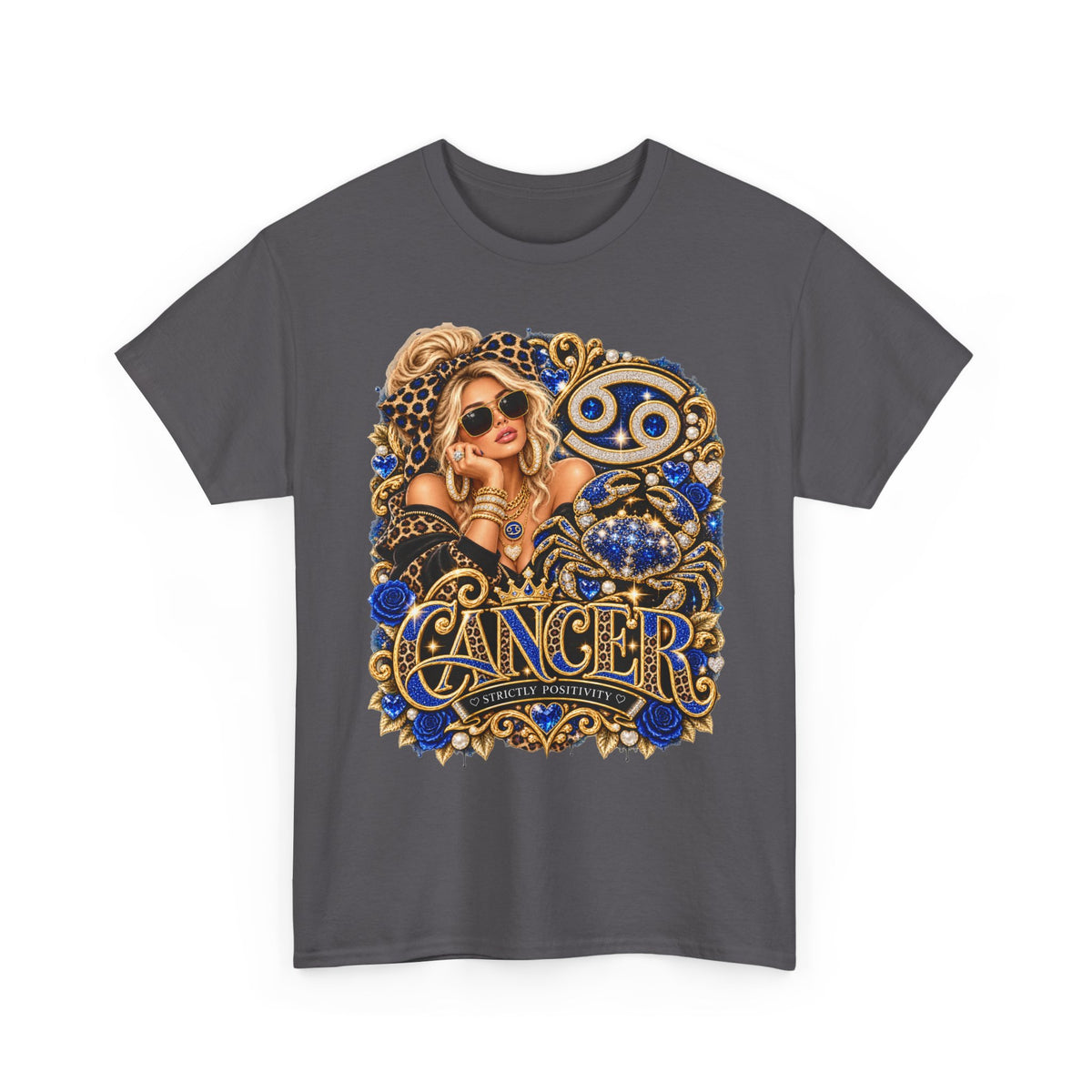 Cancer Zodiac Astrology Graphic Tee - Strictly Positivity