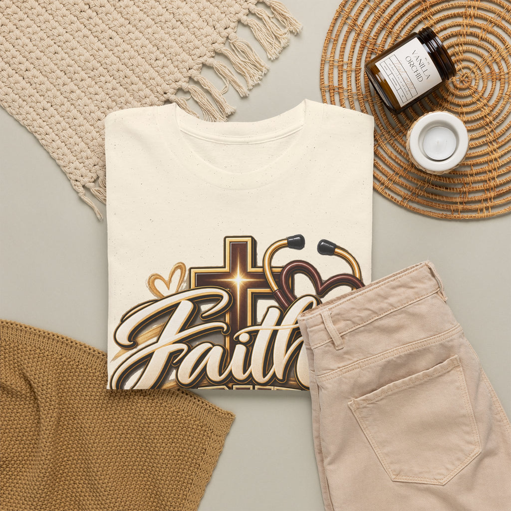 Faith Scrubs Purpose T-Shirt — Christian Nurse Medical Tee - Strictly Positivity
