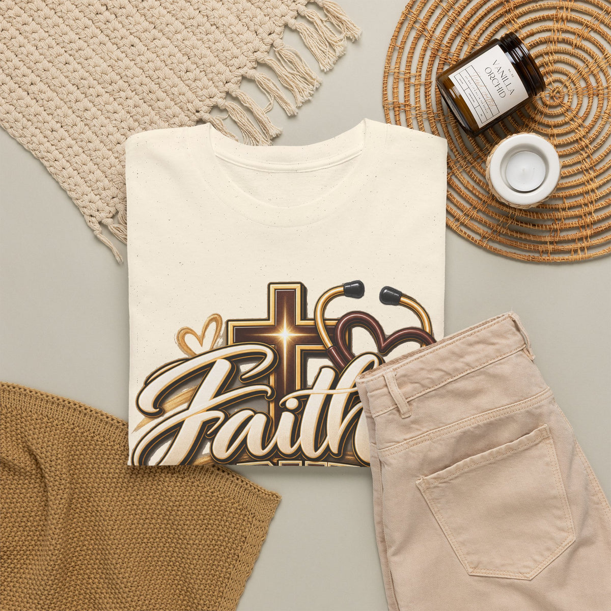 Faith Scrubs Purpose T-Shirt — Christian Nurse Medical Tee - Strictly Positivity