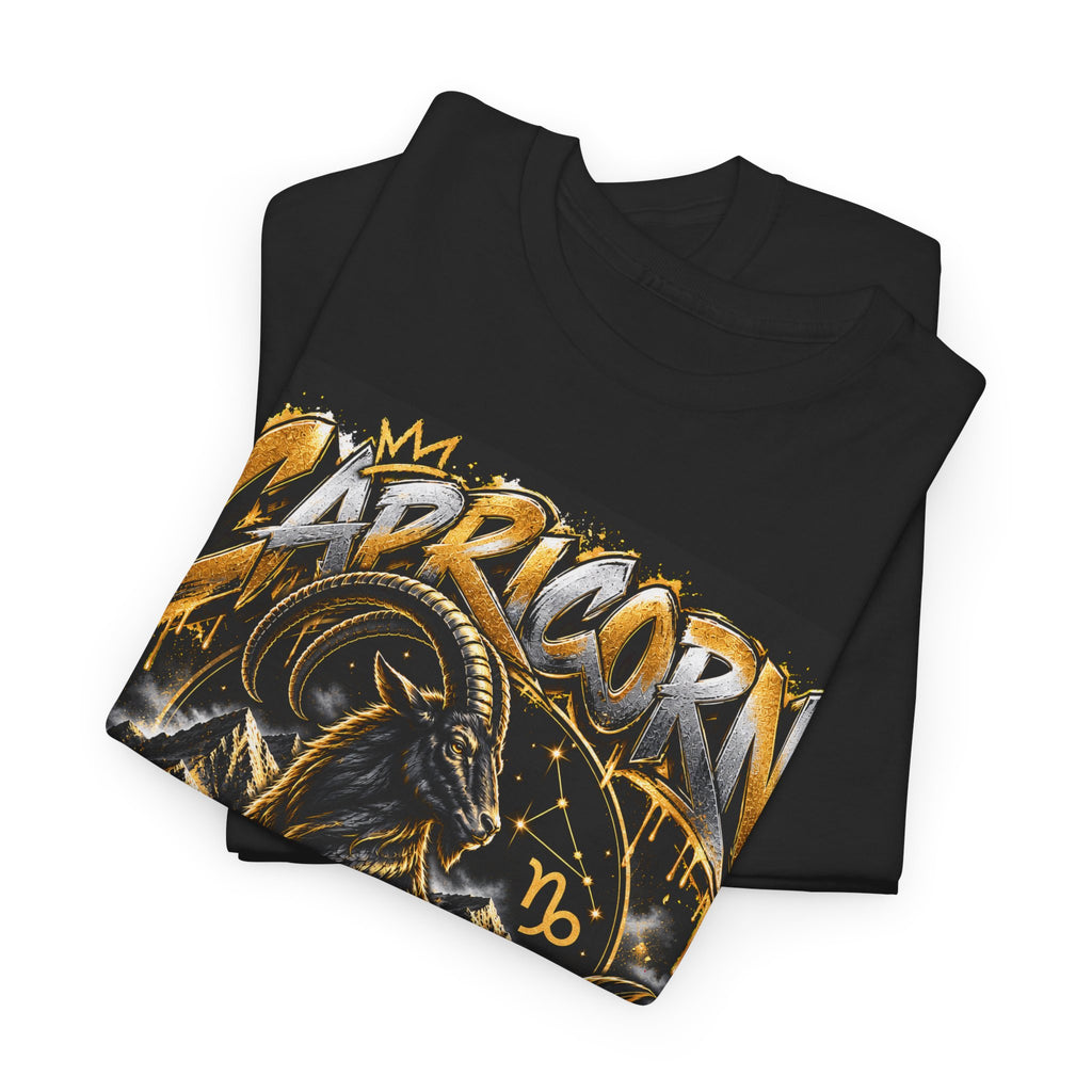 Capricorn 'Built Different' T-Shirt — Zodiac Goat Graphic Tee - Strictly Positivity