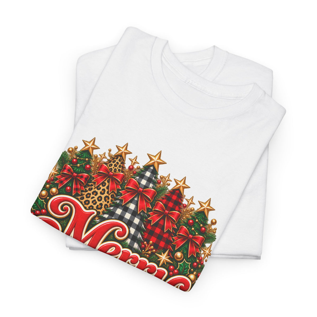 Merry and Bright Christmas T-Shirt - Strictly Positivity