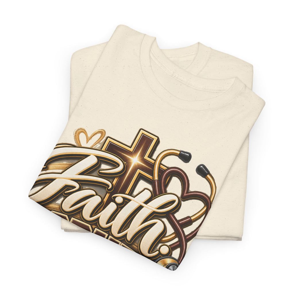 Faith Scrubs Purpose T-Shirt — Christian Nurse Medical Tee - Strictly Positivity