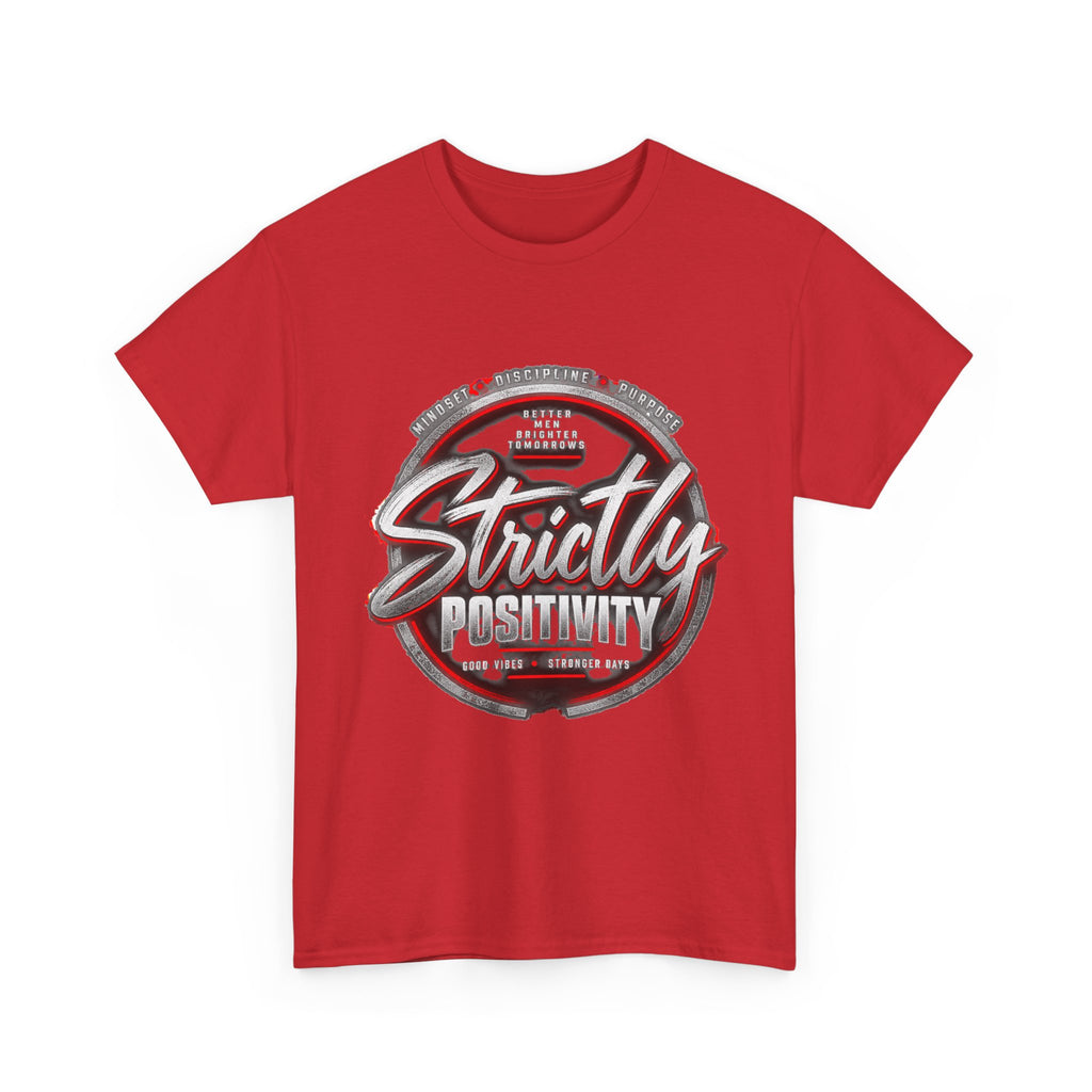 Strictly Positivity Graphic Tee – Inspirational Positive Vibes T-Shirt - Strictly Positivity