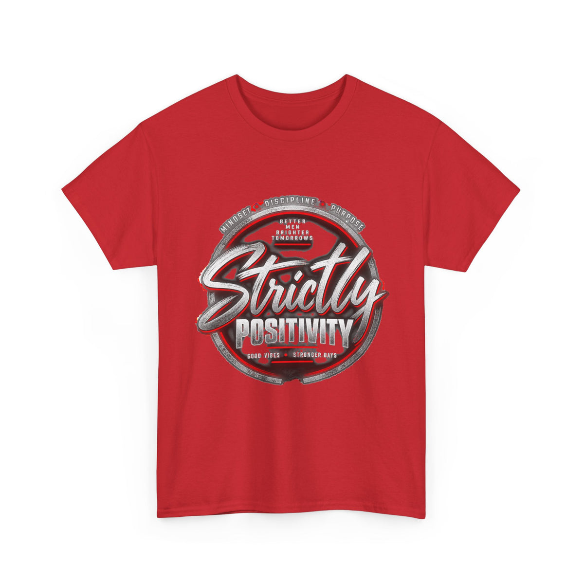 Strictly Positivity Graphic Tee – Inspirational Positive Vibes T-Shirt - Strictly Positivity