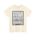 T-Shirt — "God's Purpose Is Greater Than My Plans" Inspirational Christian Tee - Strictly Positivity