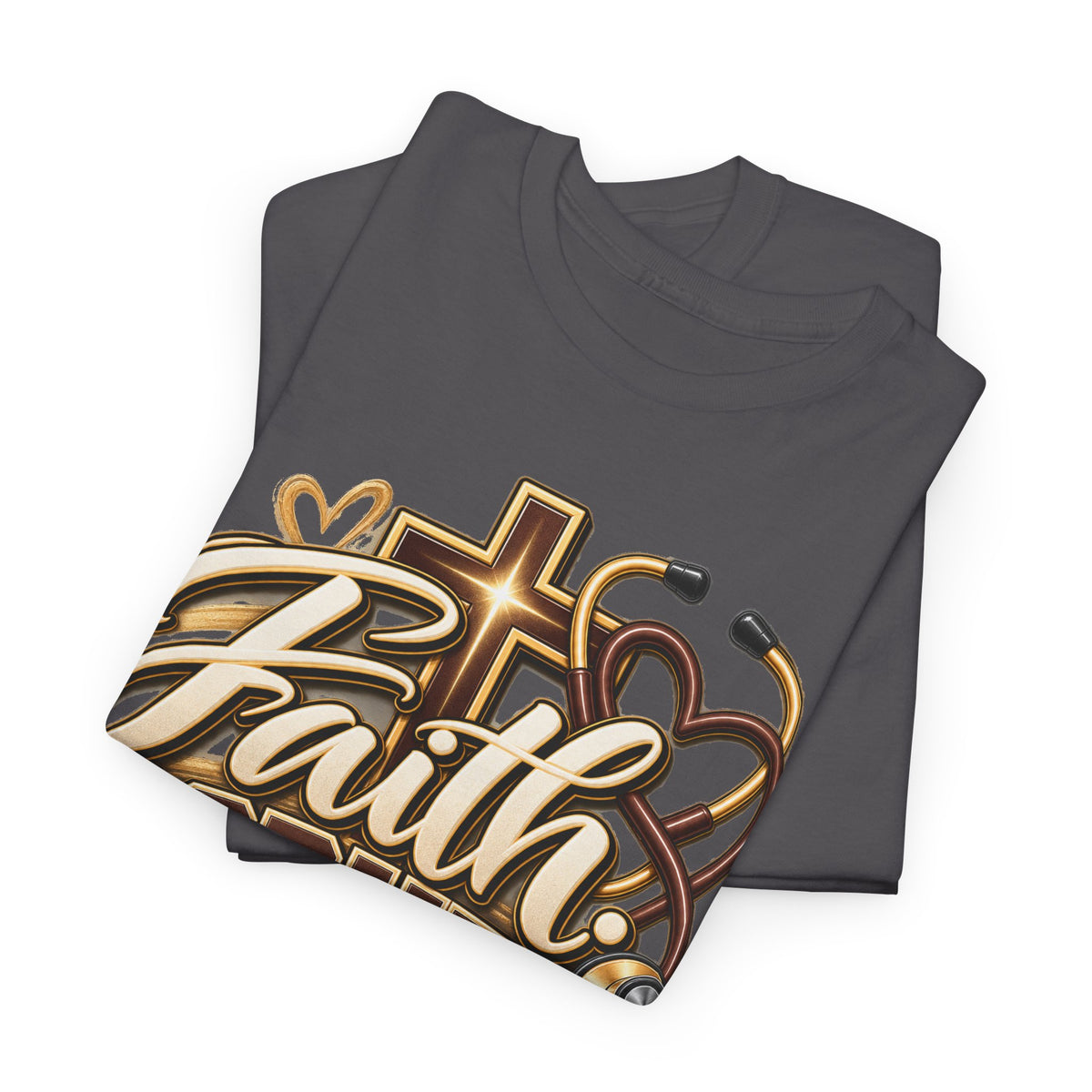 Faith Scrubs Purpose T-Shirt — Christian Nurse Medical Tee - Strictly Positivity