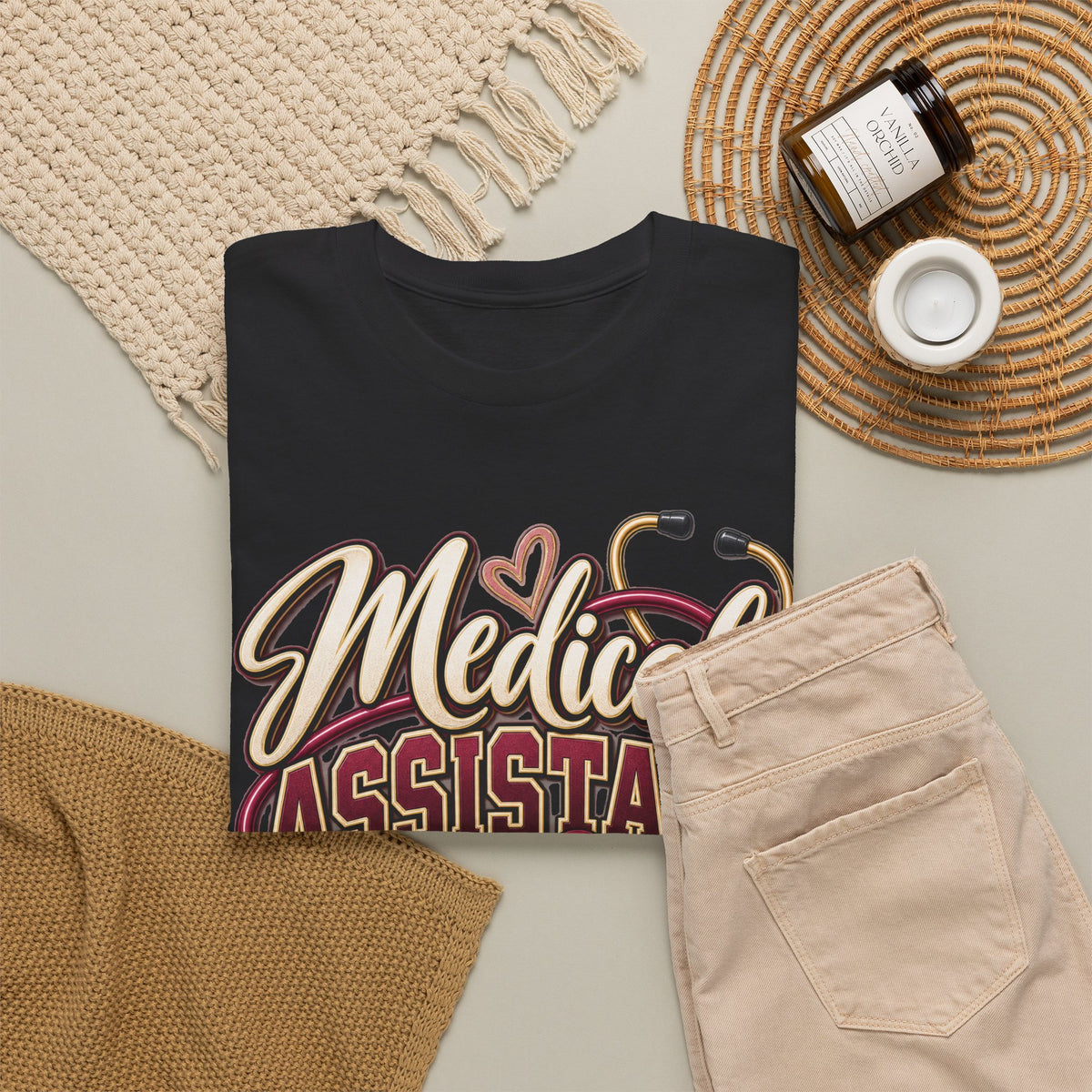 Medical Assistant T-Shirt — "Medical Assistant Making Healthcare Happen" Tee - Strictly Positivity