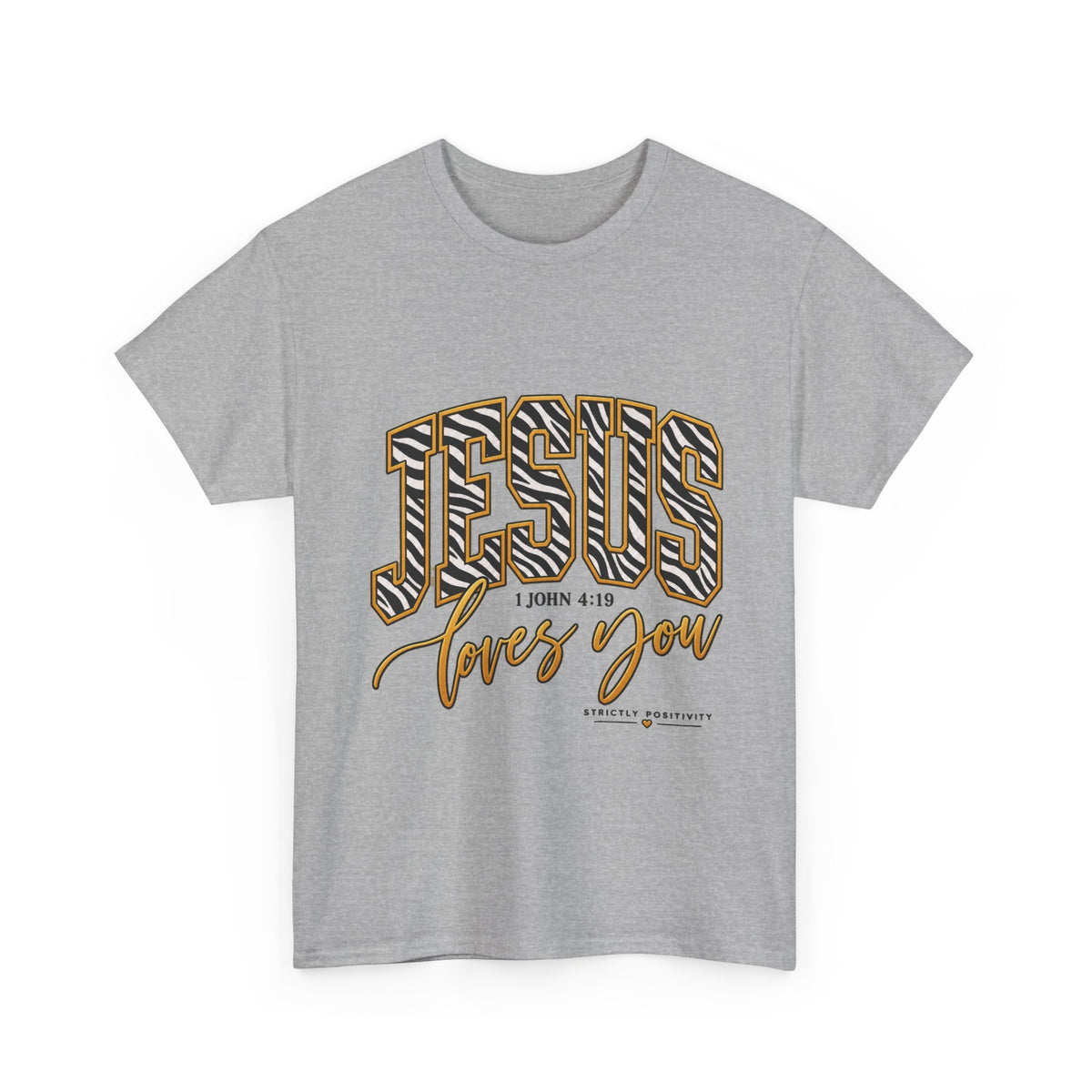 Jesus Over You Christian Faith T-Shirt - Strictly Positivity