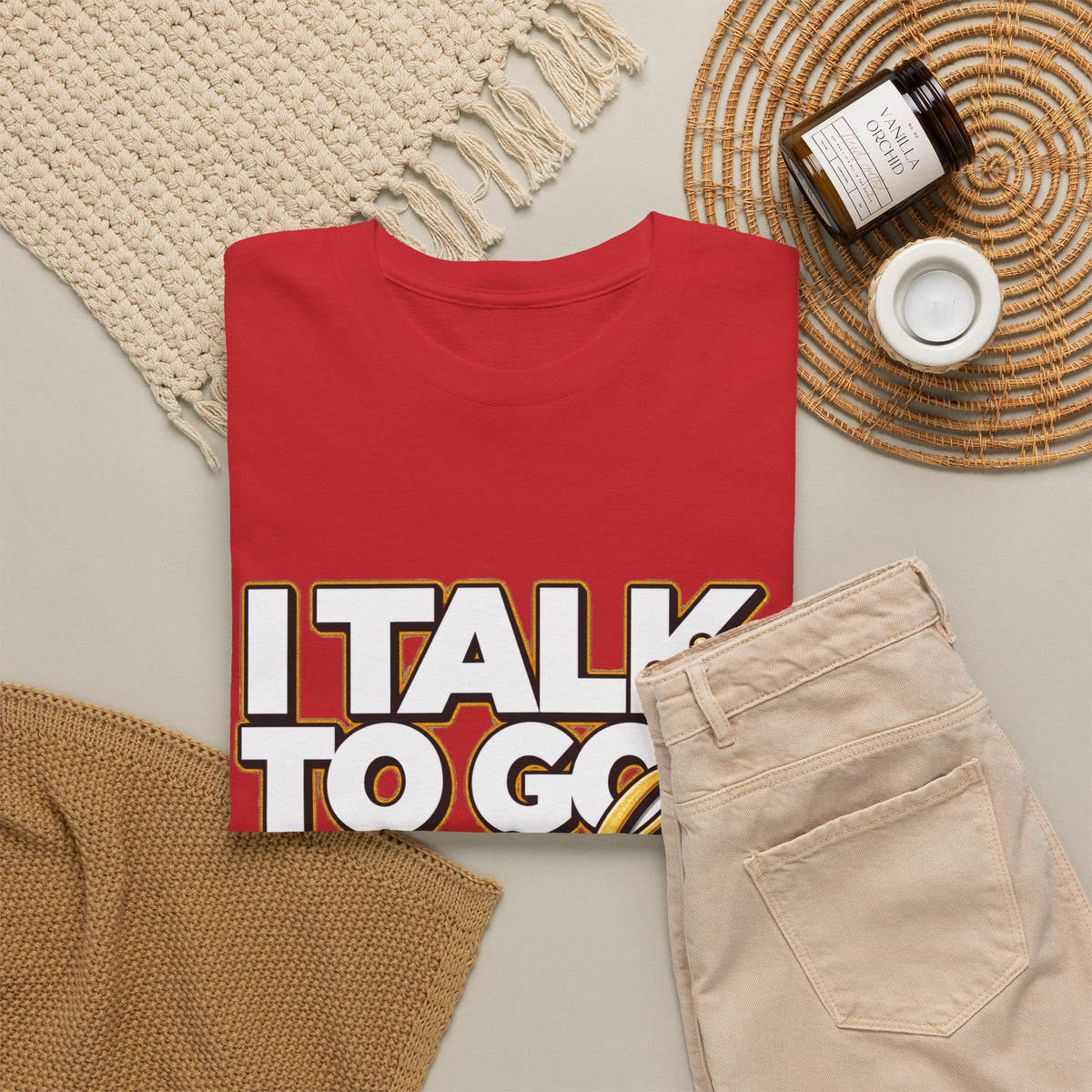 I Talk To God And Mind My Business Graphic Tee - Strictly Positivity
