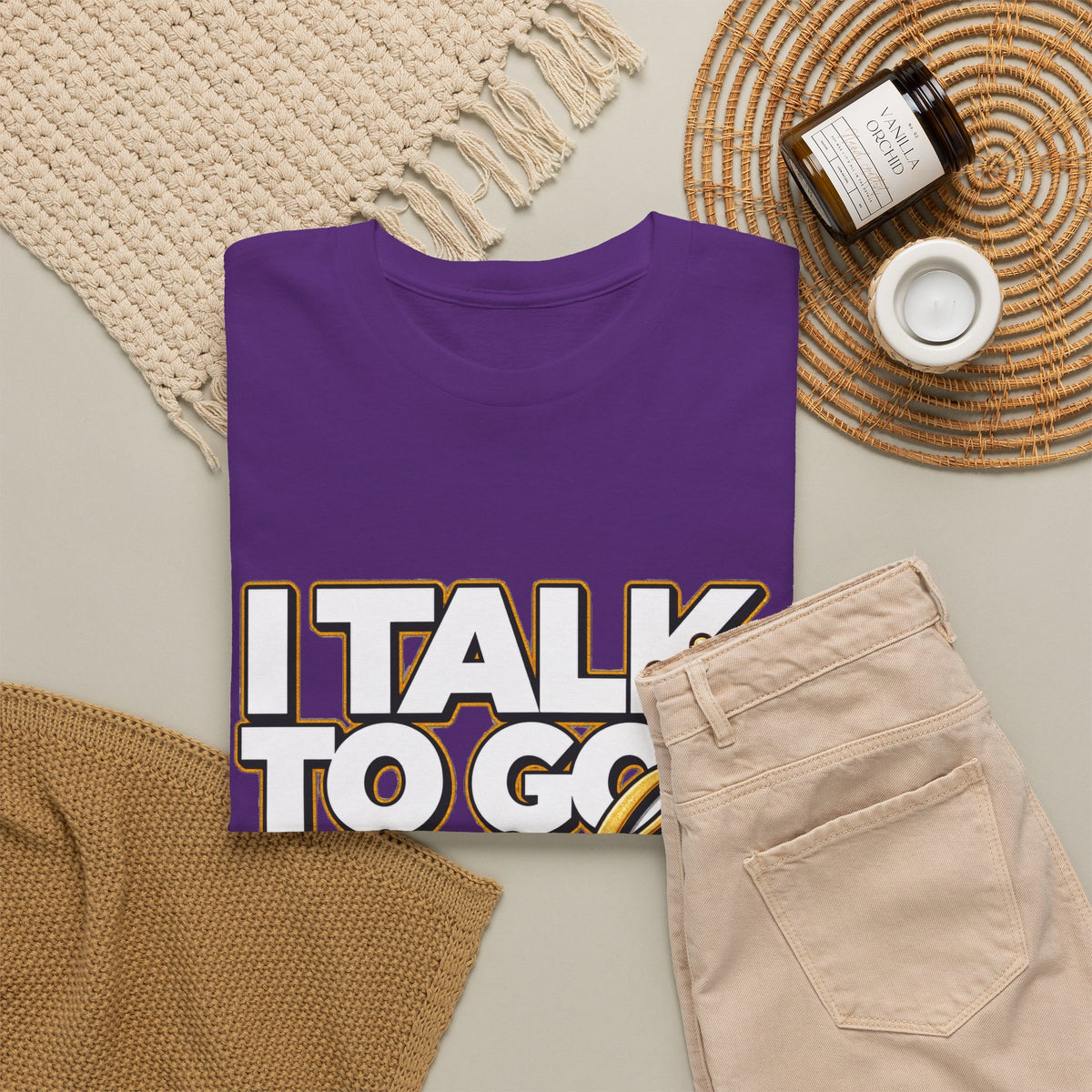 I Talk To God And Mind My Business Graphic Tee - Strictly Positivity