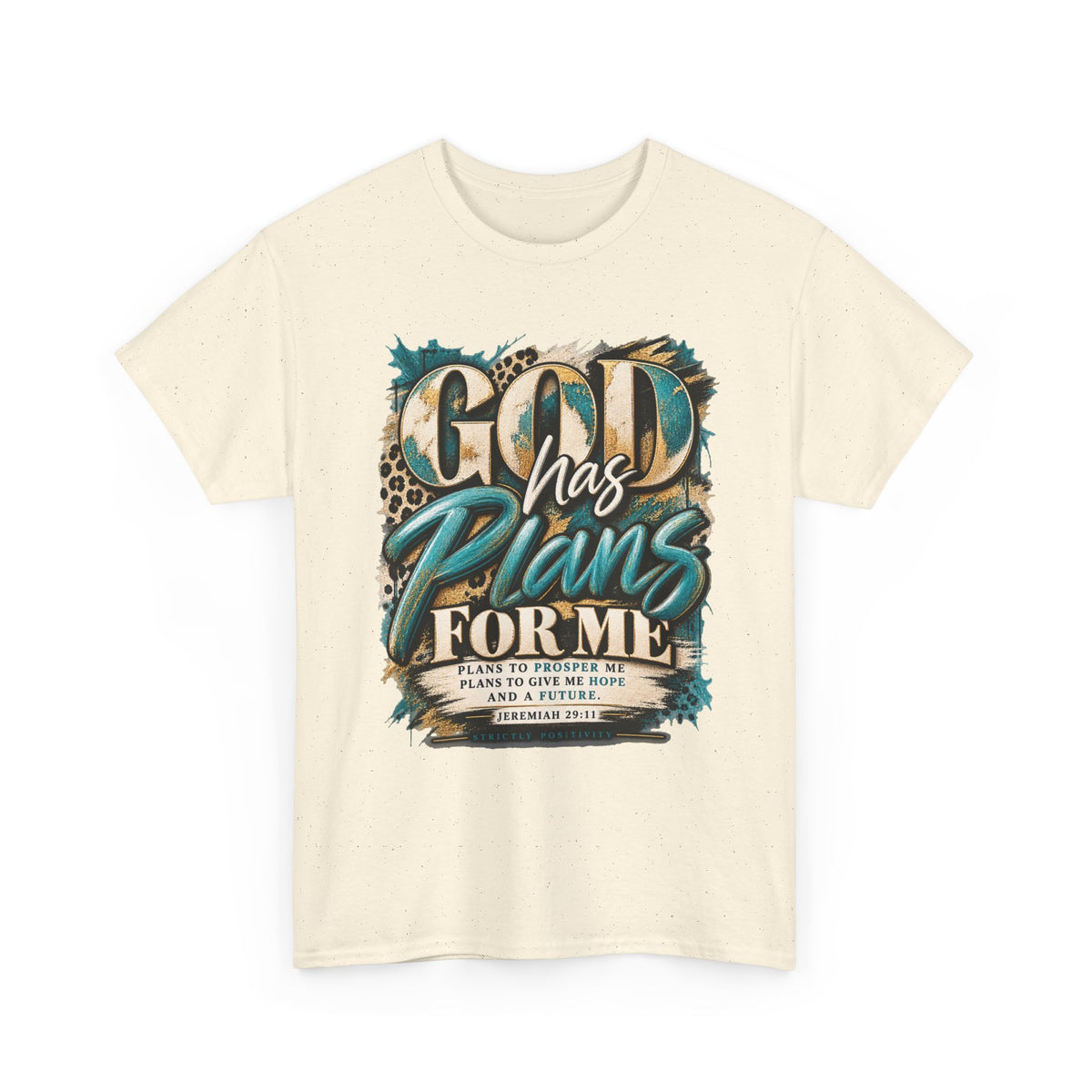 God Has Plans for Me Inspirational Christian T-Shirt - Strictly Positivity