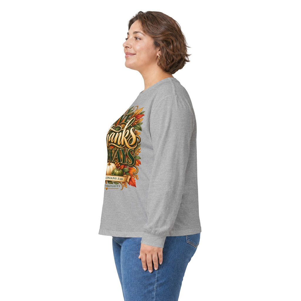 Give Thanks Always Thanksgiving Scripture T-Shirt | Strictly Positivity - Strictly Positivity