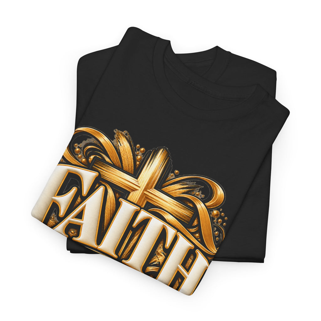 Faith Over Fear T-Shirt — Christian Cross Inspirational Tee - Strictly Positivity
