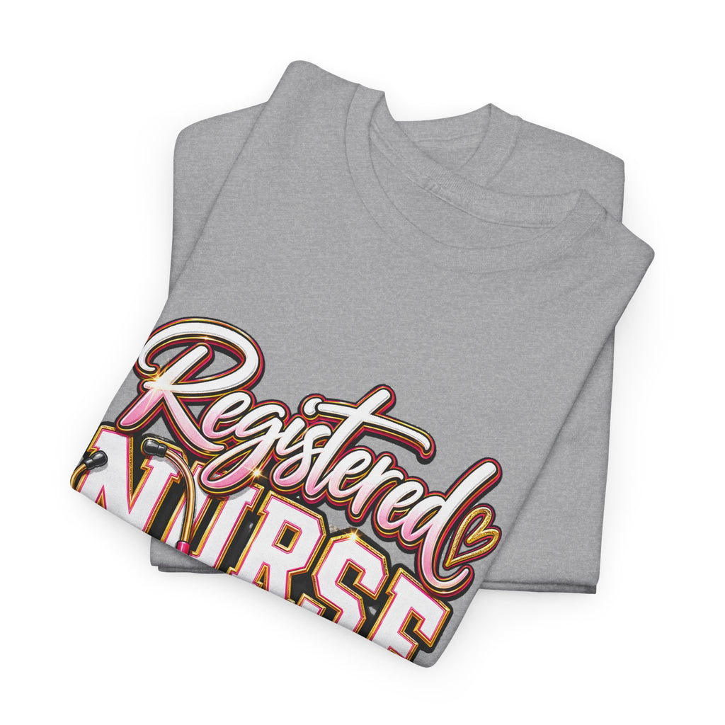 Nurse T-Shirt - "Registered Nurse Caring Is My Calling" Graphic Tee - Strictly Positivity