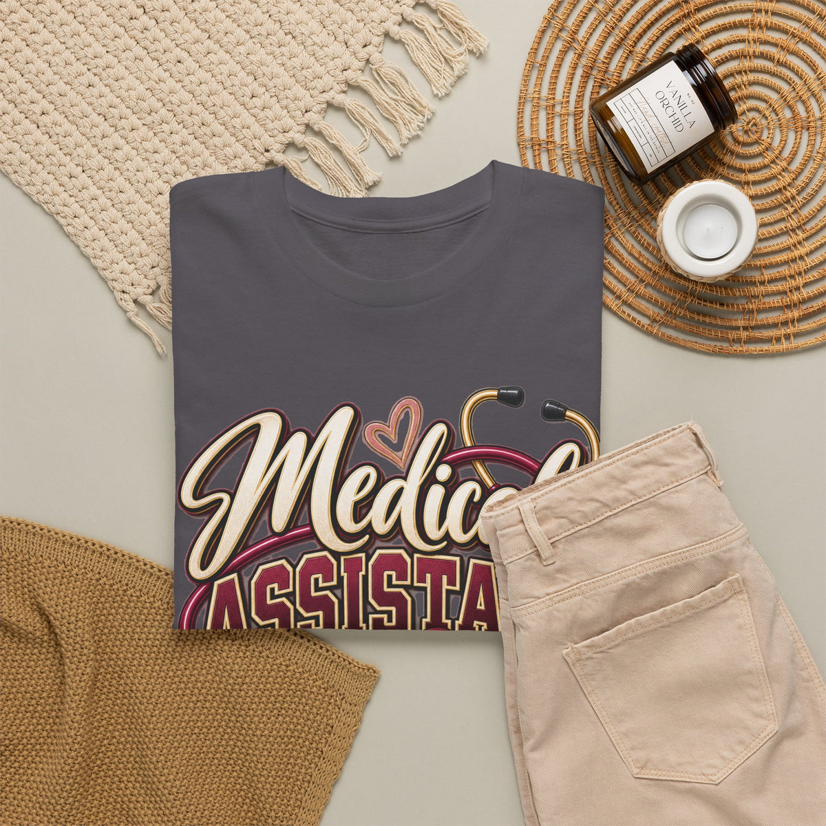 Medical Assistant T-Shirt — "Medical Assistant Making Healthcare Happen" Tee - Strictly Positivity