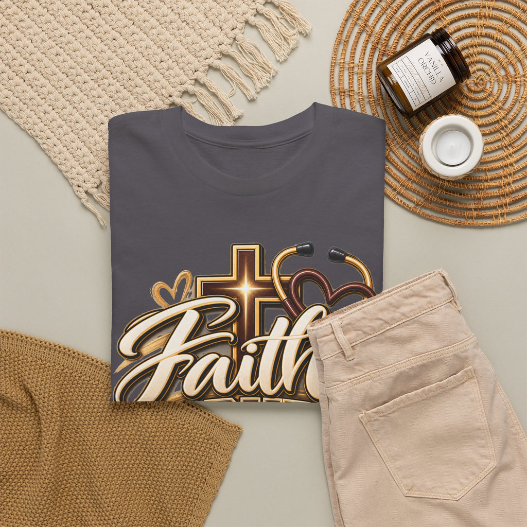Faith Scrubs Purpose T-Shirt — Christian Nurse Medical Tee - Strictly Positivity