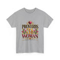 Proverbs 31 Woman T-Shirt — Christian Floral Faith Tee - Strictly Positivity