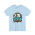 Cruise Squad Graphic Tee – Nautical Ship Compass Shirt - Strictly Positivity