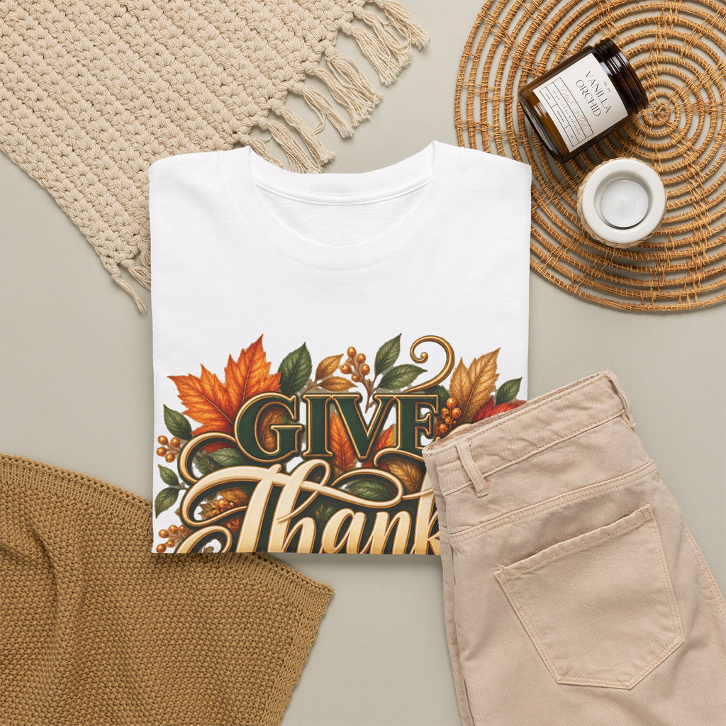 Give Thanks Always Thanksgiving Scripture T-Shirt | Strictly Positivity - Strictly Positivity