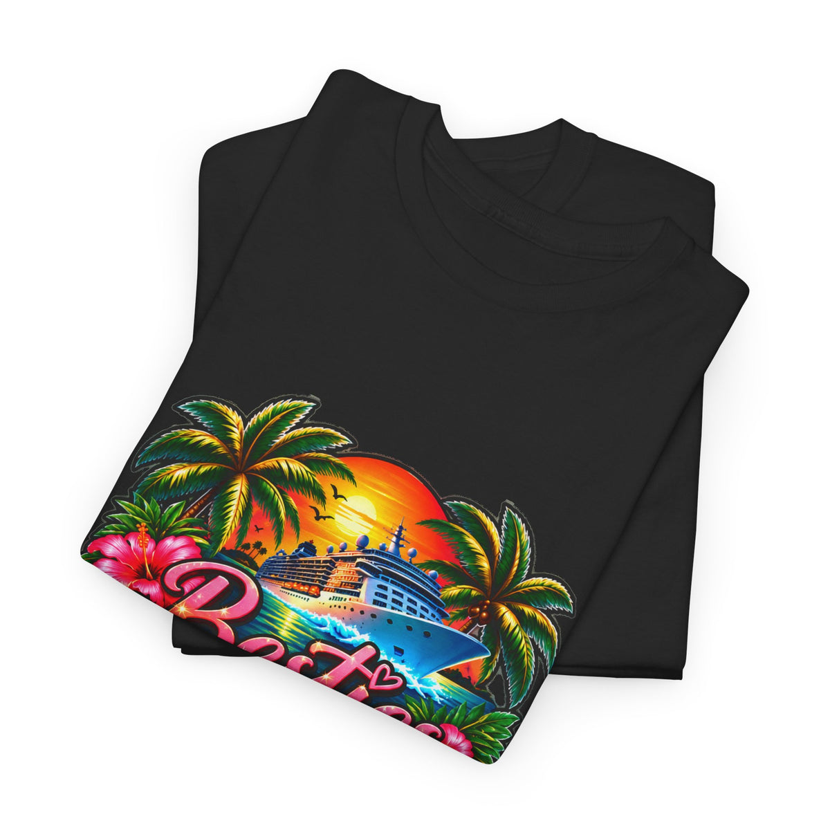 Custom order - Besties Cruise 2026 T-Shirt — Tropical Friends Vacation Tee - Strictly Positivity
