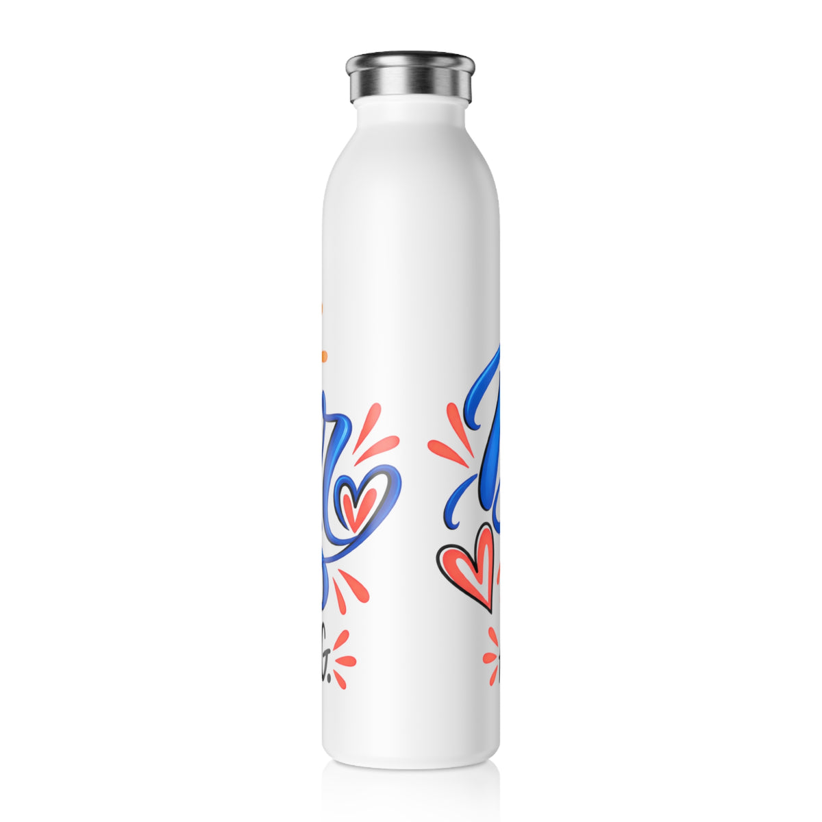 Slim Water Bottle — “Better Days Are Coming” Inspirational Stainless Steel Bottle - Strictly Positivity
