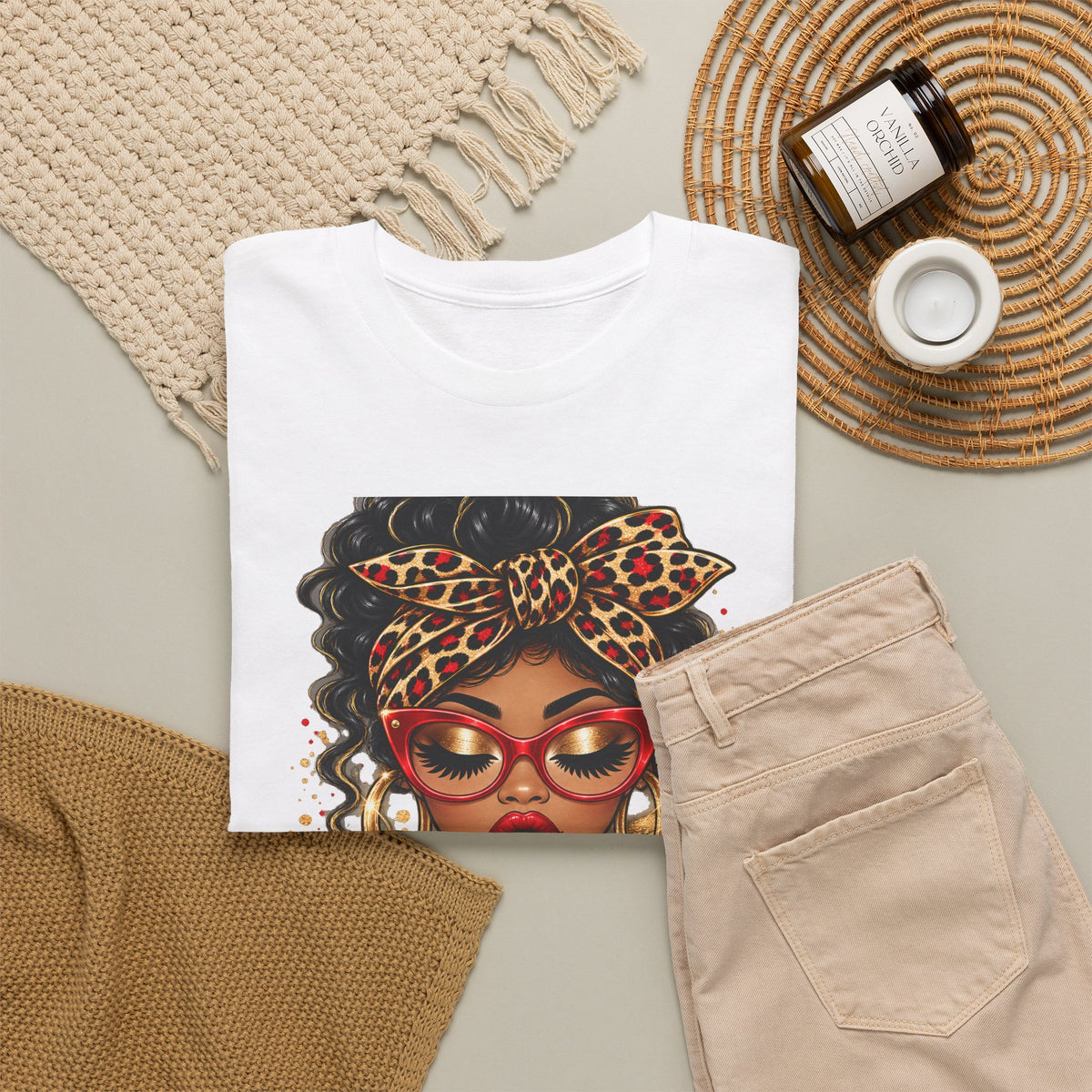 I Match Energy Tee — Bold Afrocentric Graphic T-Shirt ("How We Acting Today?") - Strictly Positivity