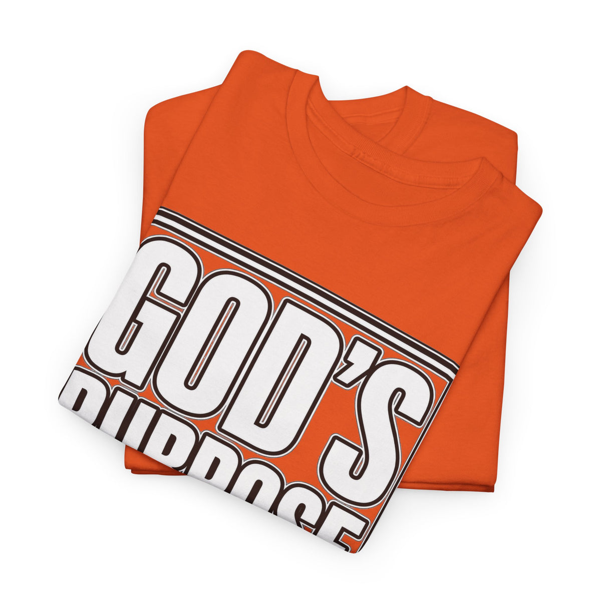 T-Shirt — "God's Purpose Is Greater Than My Plans" Inspirational Christian Tee - Strictly Positivity