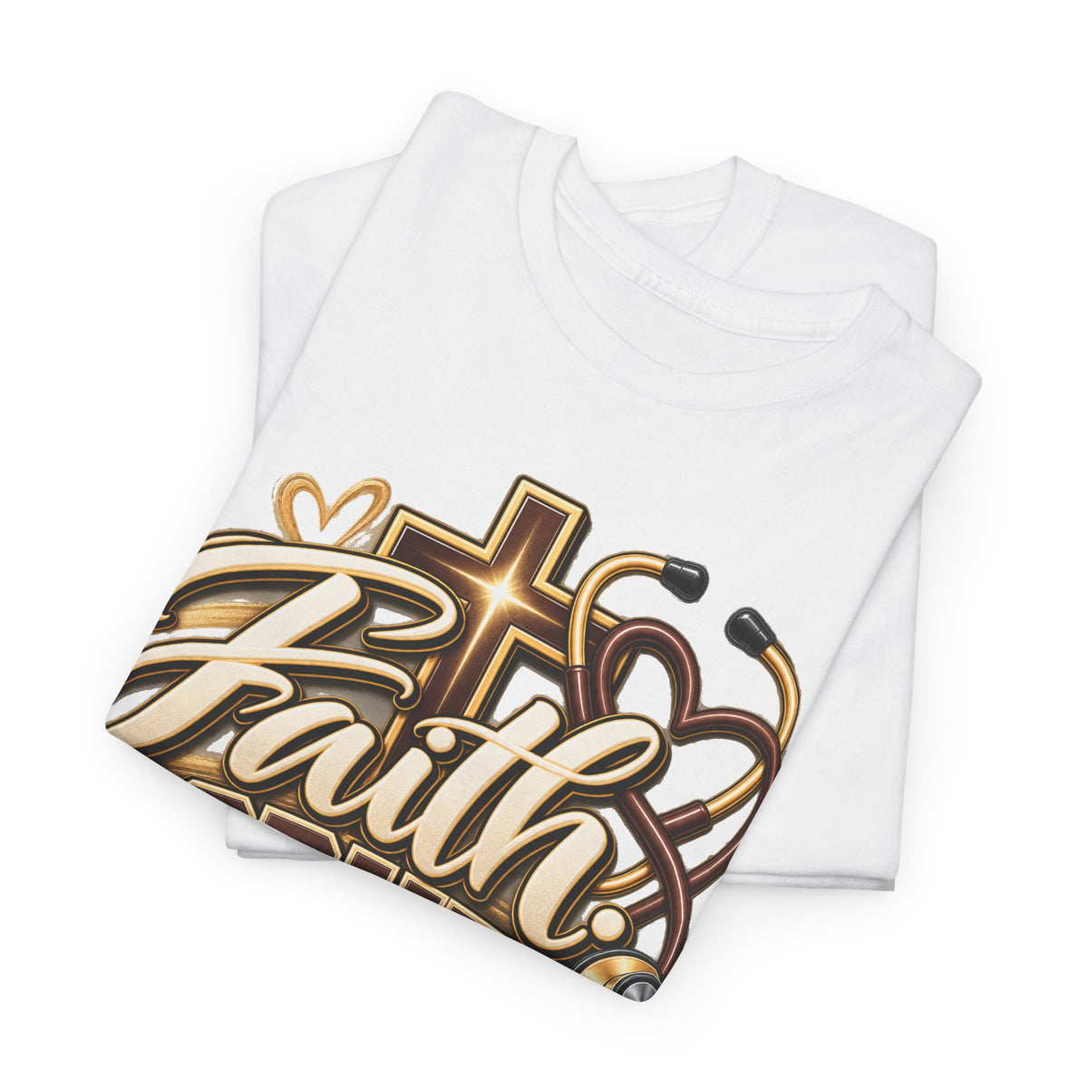 Faith Scrubs Purpose T-Shirt — Christian Nurse Medical Tee - Strictly Positivity