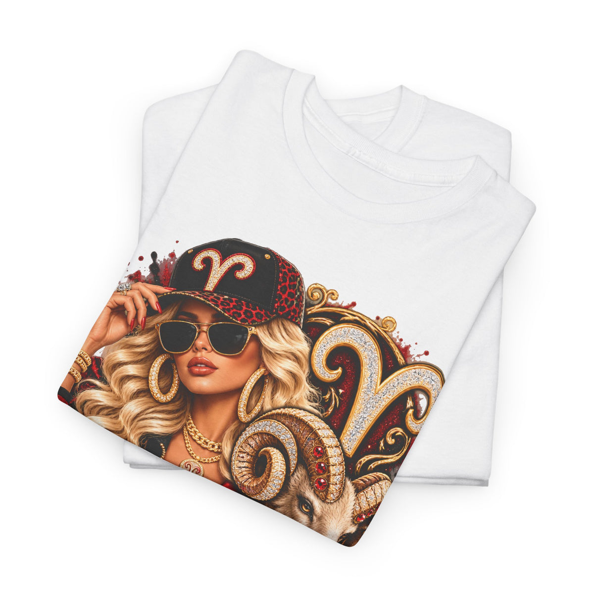 Aries Zodiac T-Shirt — Bold Ram Astrology Tee (Aries) - Strictly Positivity