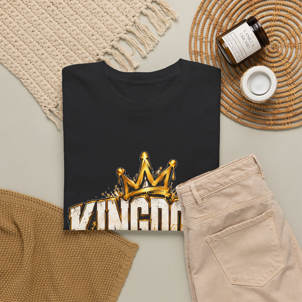Kingdom Minded Men's Tee — Christian Crown Graphic T-Shirt - Strictly Positivity