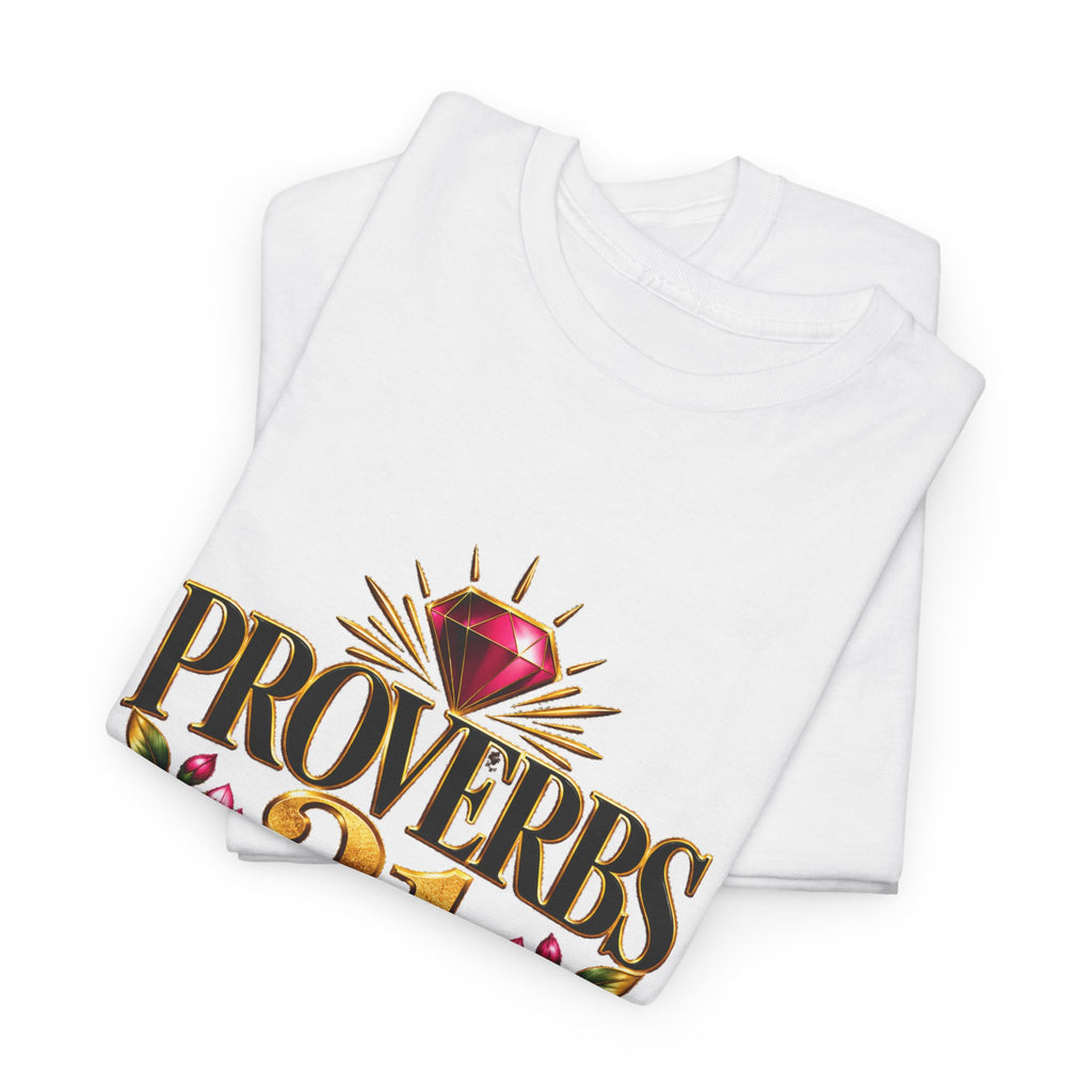 Proverbs 31 Woman T-Shirt — Christian Floral Faith Tee - Strictly Positivity