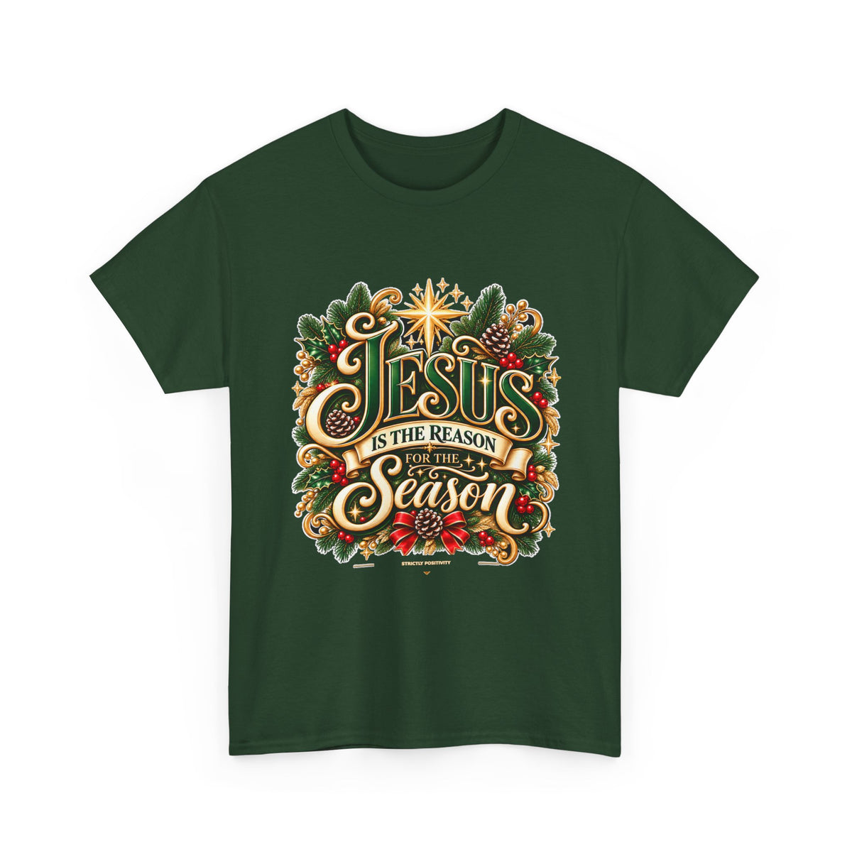 Jesus Is the Reason for the Season Christmas T-Shirt | Strictly Positivity - Strictly Positivity