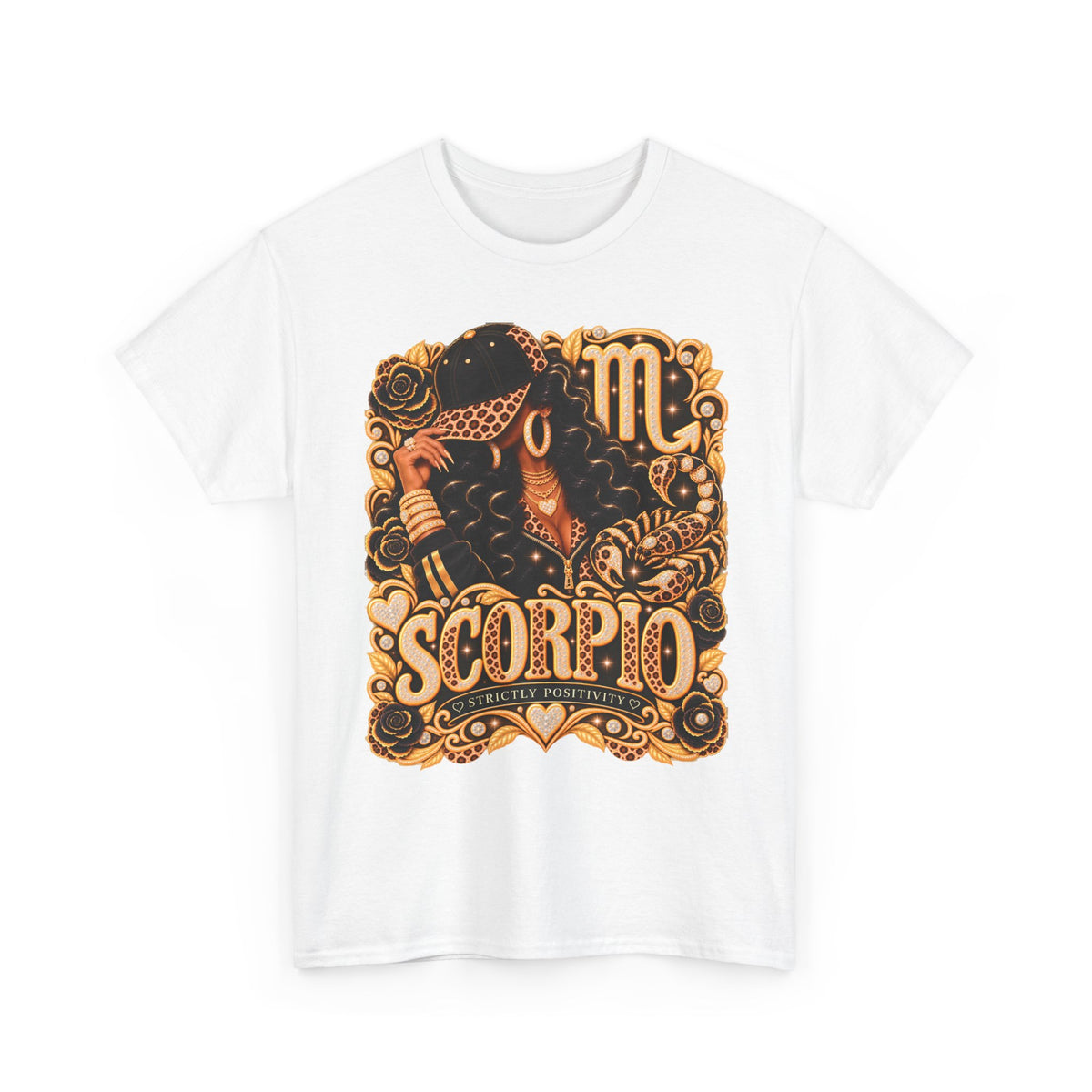 Scorpio Zodiac Tee – Vintage Astrological Scorpio Graphic T-Shirt - Strictly Positivity