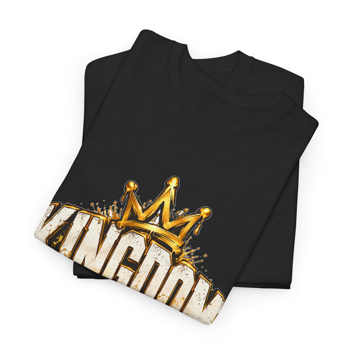 Kingdom Minded Men's Tee — Christian Crown Graphic T-Shirt - Strictly Positivity