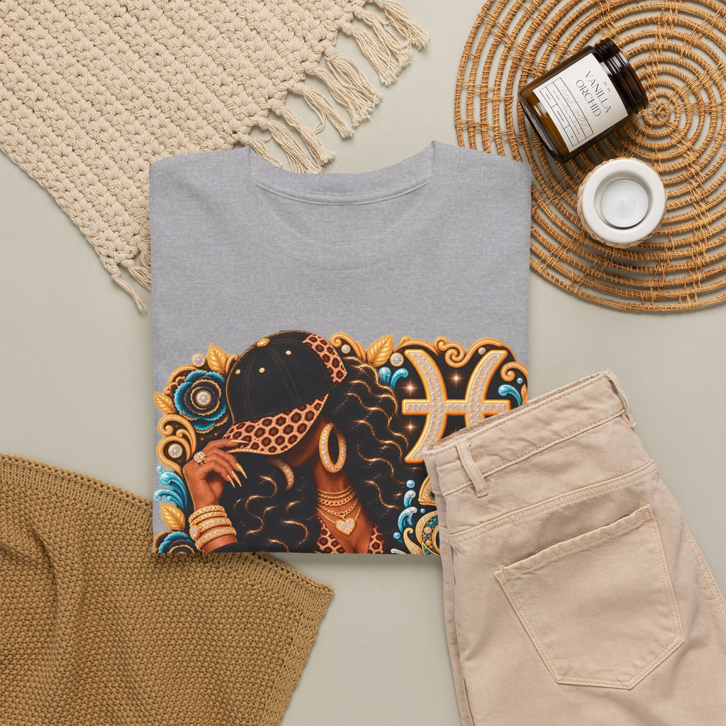 Pisces Zodiac T-Shirt — Vintage Astrological Fish Tee - Strictly Positivity