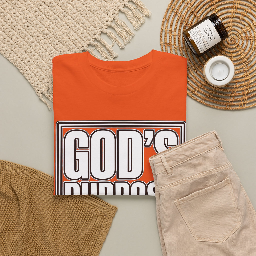 Christian T-Shirt — "God's Purpose Is Greater Than My Plans" Inspirational Tee - Strictly Positivity