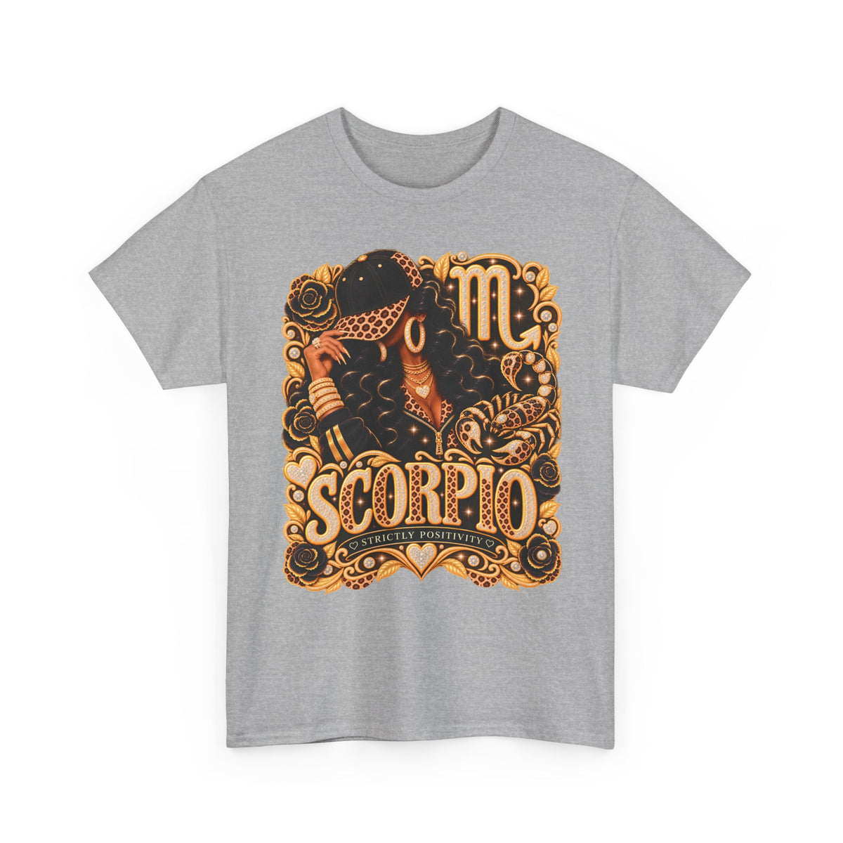 Scorpio Zodiac Tee – Vintage Astrological Scorpio Graphic T-Shirt - Strictly Positivity