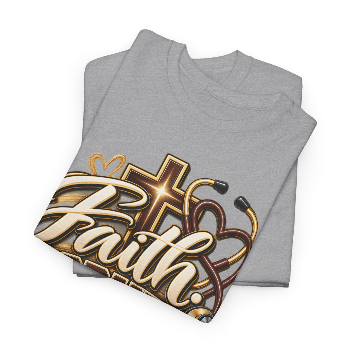 Faith Scrubs Purpose T-Shirt — Christian Nurse Medical Tee - Strictly Positivity