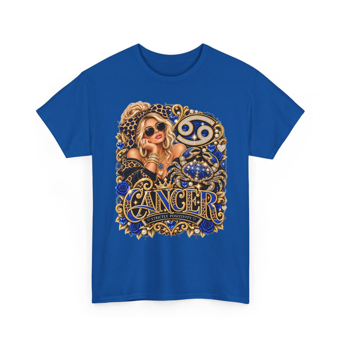 Cancer Zodiac Astrology Graphic Tee - Strictly Positivity