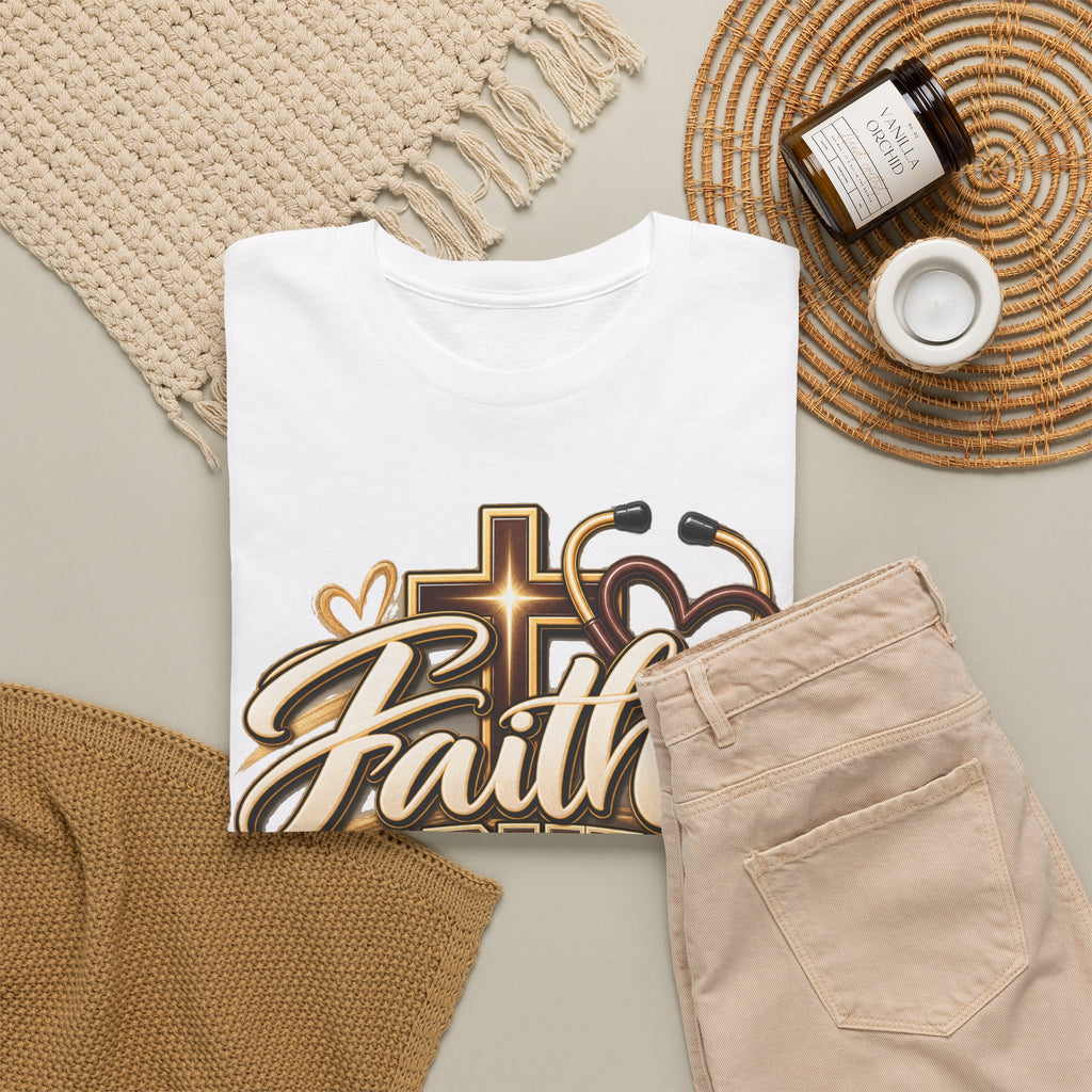 Faith Scrubs Purpose T-Shirt — Christian Nurse Medical Tee - Strictly Positivity