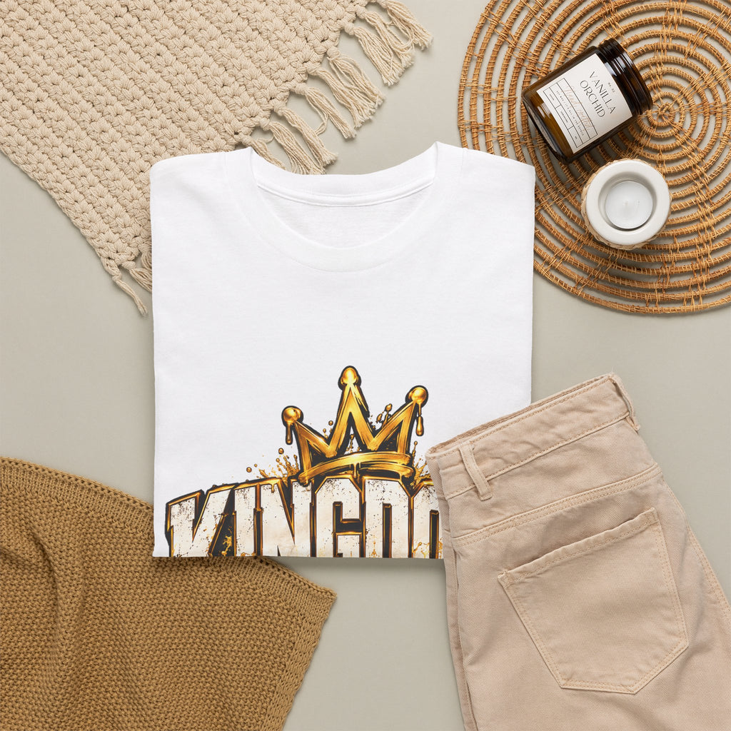 Kingdom Minded Men's Tee — Christian Crown Graphic T-Shirt - Strictly Positivity